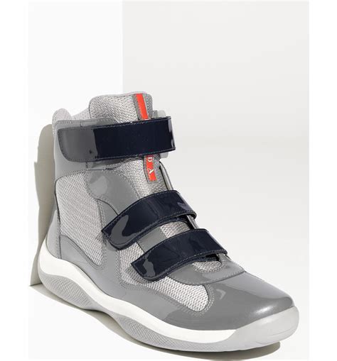 prada americas cup high top|prada high top sneakers men.